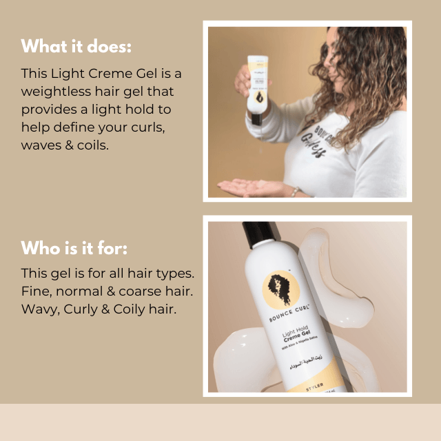 Bounce Curl Light Hold Gel - Curl Cosmetics