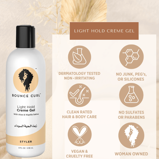 Bounce Curl Light Hold Gel - Curl Cosmetics